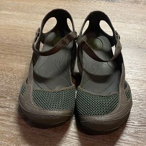 Teva Brown and Green Women’s Sandals
